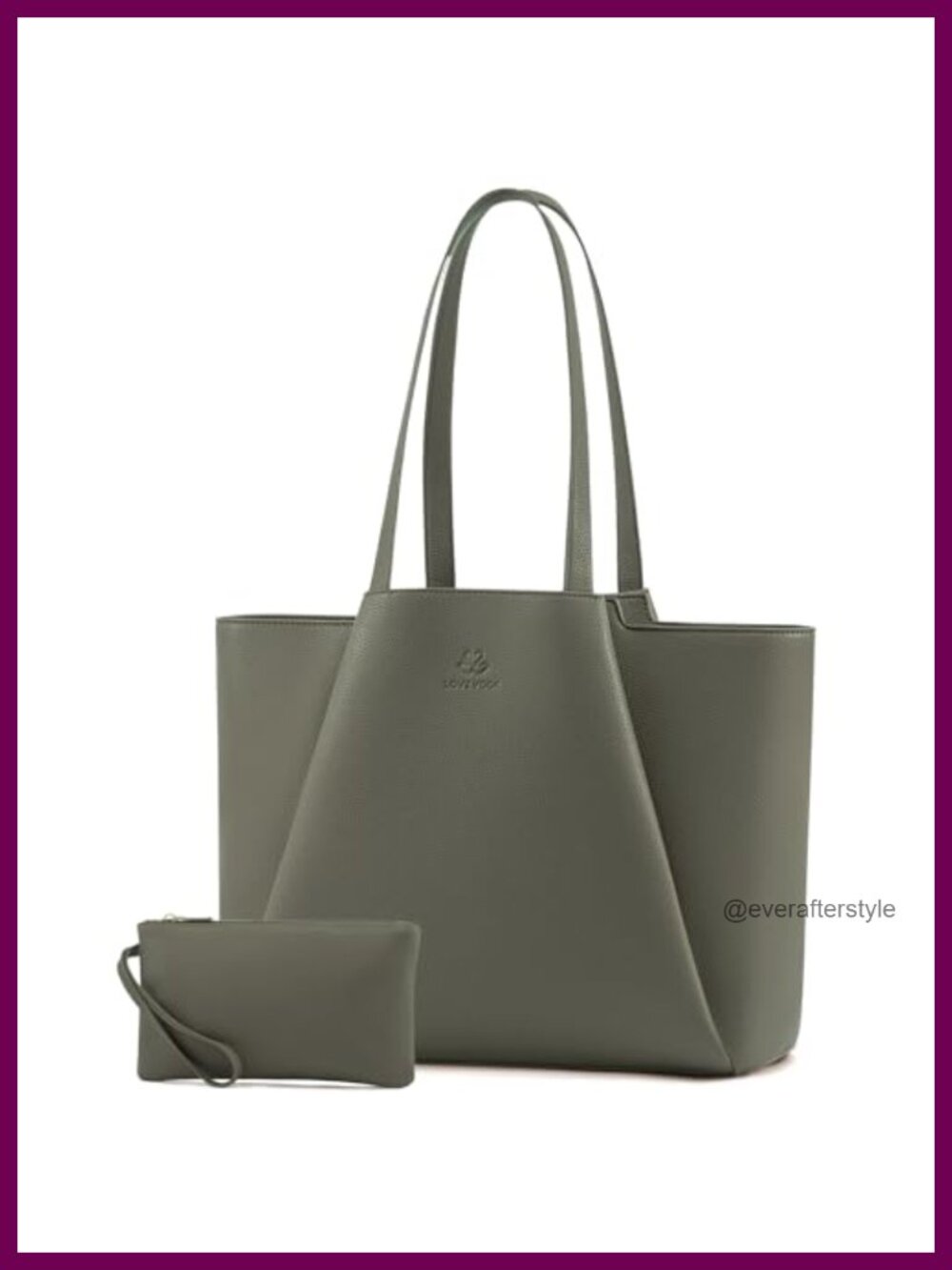 Faux Leather Laptop Tote for Women 15.6 Inch Large Capacity Shoulder Bag Work